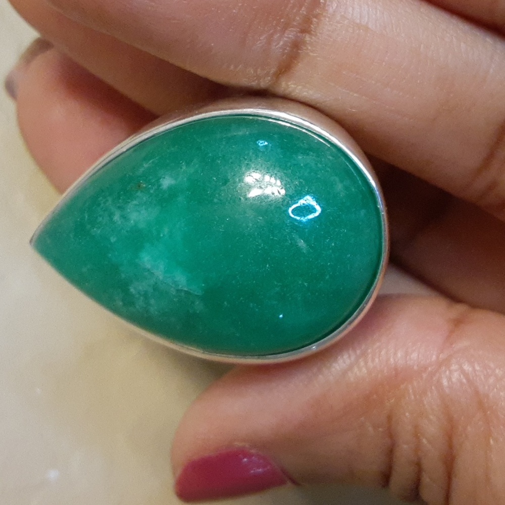 ❤SOLD❤925 Interchangeable magnetic Genuine Gemstones Ring. - Picture 11 of 17